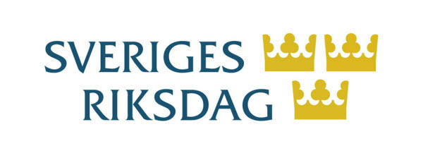 Logga Sveriges Riksdag. Illustration.