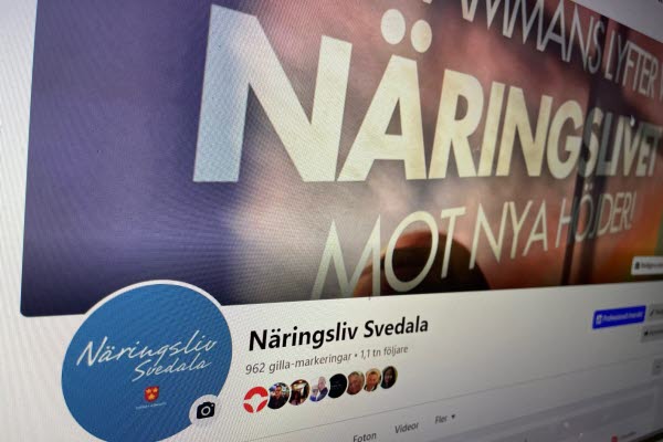 Näringsliv Svedalas Facebooksida. Foto.